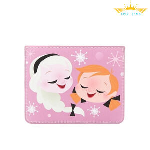 Loungefly Disney Frozen Elsa & Anna Winter Smiles Cardholder Wallet New